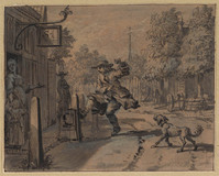 V 033a-62
<br/>
Het schaadelyk gevecht
<br/>
<em>Vinne, Vincent Laurensz. van der (1686-1742)</em>